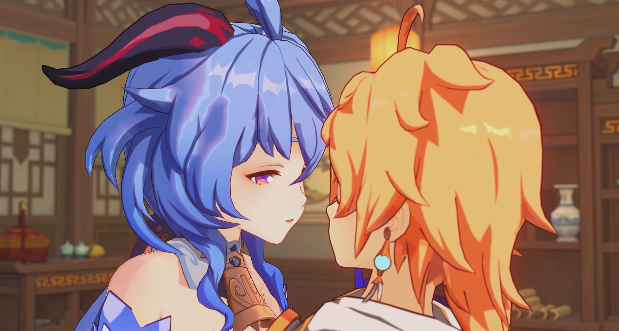 【3D同人/全动态】Aline EN：神里白丝新皮+甘雨诺艾尔黑丝 2023原神4K合集【新作/3G】-萌玩ACG