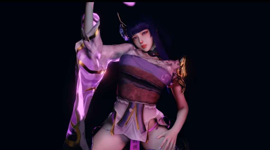 【3D同人视频/全动态/VAM】原神丰乳女神雷电将军的色情侍奉 被干的连连娇喘【1V+1G】-萌玩ACG