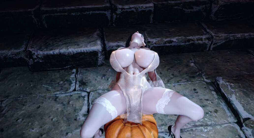 【3D同人视频/全动态/VAM】牛头人爱好：白富美母猪受难记-万圣节野外爆肏白丝婚纱御姐【1V+3G】-萌玩ACG